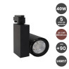 Foco LED 40W Negro para Carril Monofásico 24º CRI +90 UGR17- 5 Años de garantía