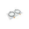 Marco BLANCO doble orientable para AR111