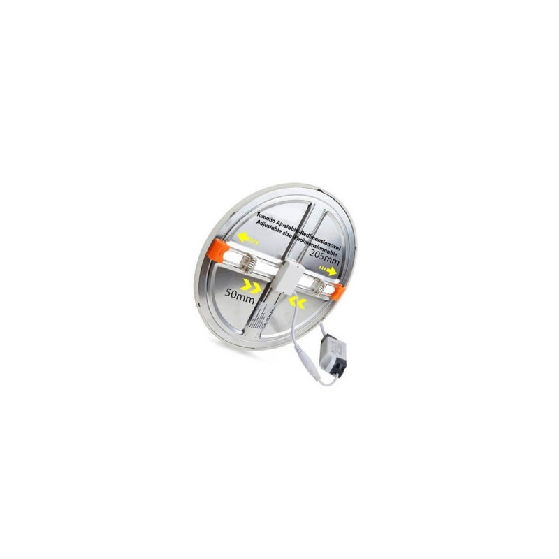 Placa LED Downlight Circular Downlight 20W AJUSTABLE CHIP OSRAM - 3 Años de garantía