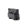 Conector adaptador de carril TRIFASICO Negro