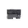 Conector adaptador de carril TRIFASICO Negro