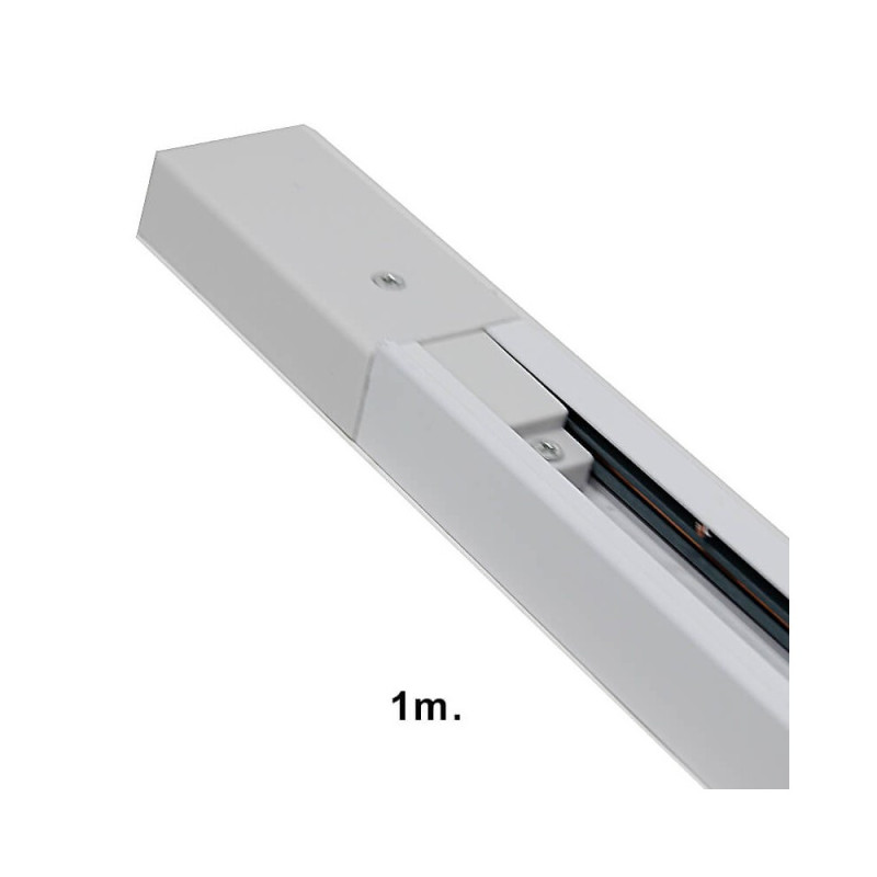 Carril Monofásico 1 metro REFORZADO para Focos LED