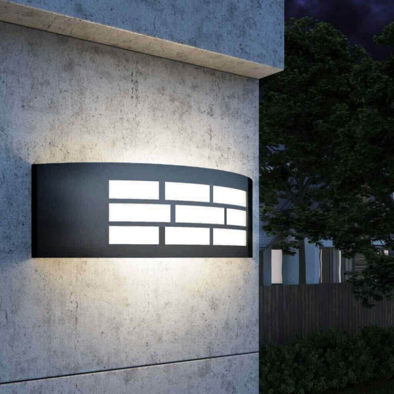 Aplique para LED E27 Gris Exterior- 3 Años de garantía