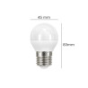Bombilla LED 6W E27 G45 OSRAM CHIP 3 Años de garantía