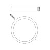 Plafón LED 36W - Dimable - CCT + Mando Control