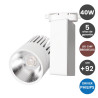 Foco LED 40W Blanco PHILIPS Driver Carril Monofásico CRI+92  5 años de garantía