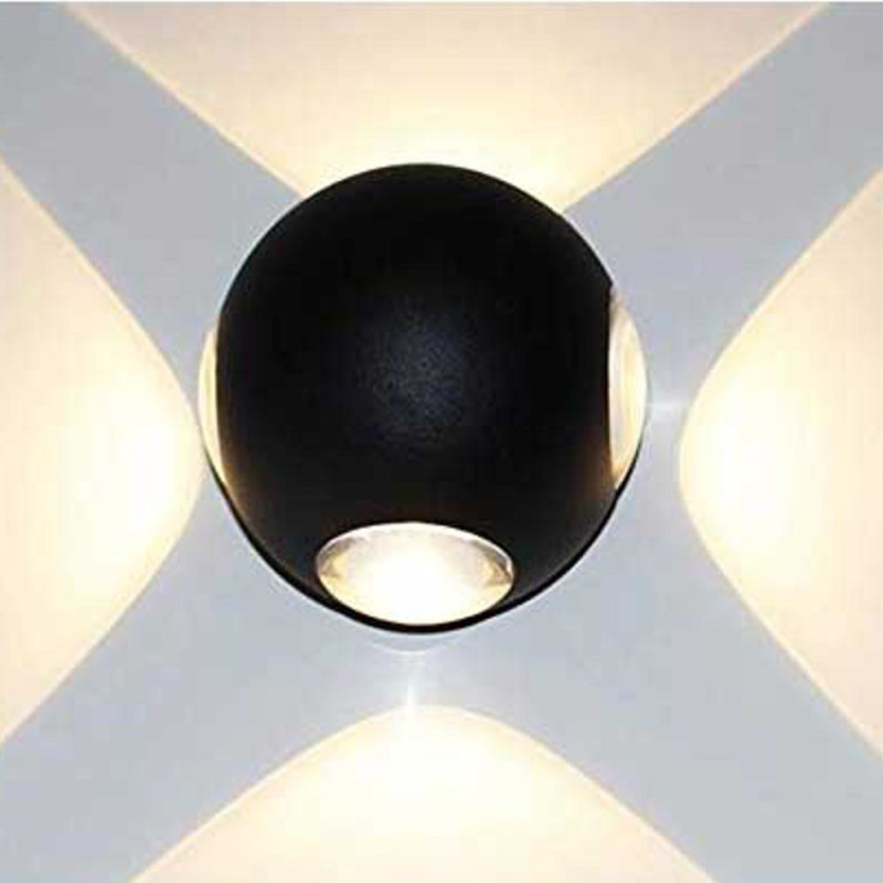 Aplique LED 12W Pared IP65 Exterior chip Bridgelux