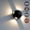Aplique LED 12W Pared IP65 Exterior chip Bridgelux