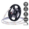 Tira LED 24V 10W/M 5 metros - 3 años de garantia