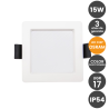 Downlight LED 15W Cuadrado - OSRAM CHIP - CCT - UGR17