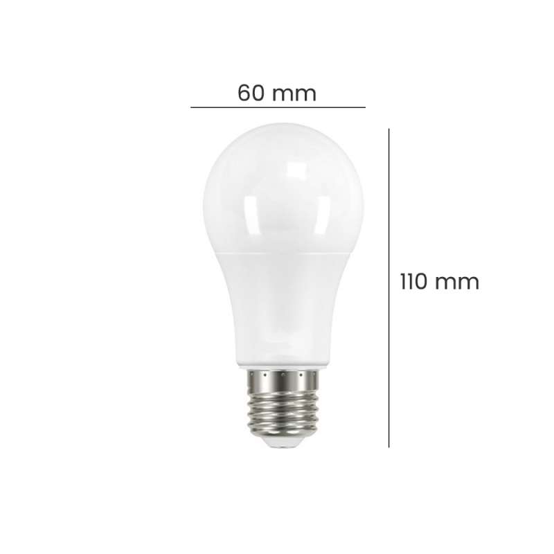 Bombilla LED 15W E27 A60 - OSRAM CHIP - 3 Años de garantía
