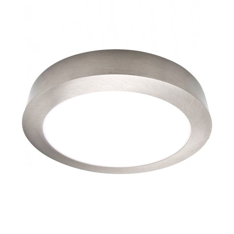 Plafón LED 8W Circular Acero - CCT - OSRAM CHIP 3 años de garantia