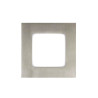 Placa LED Slim Cuadrada 8W Acero Inox