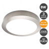 Plafón LED 8W Circular Acero - CCT - OSRAM CHIP 3 años de garantia