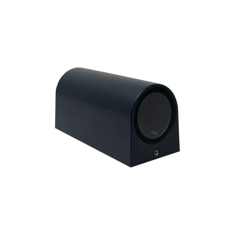 Aplique LED exterior negro para GU10 • Ledytec