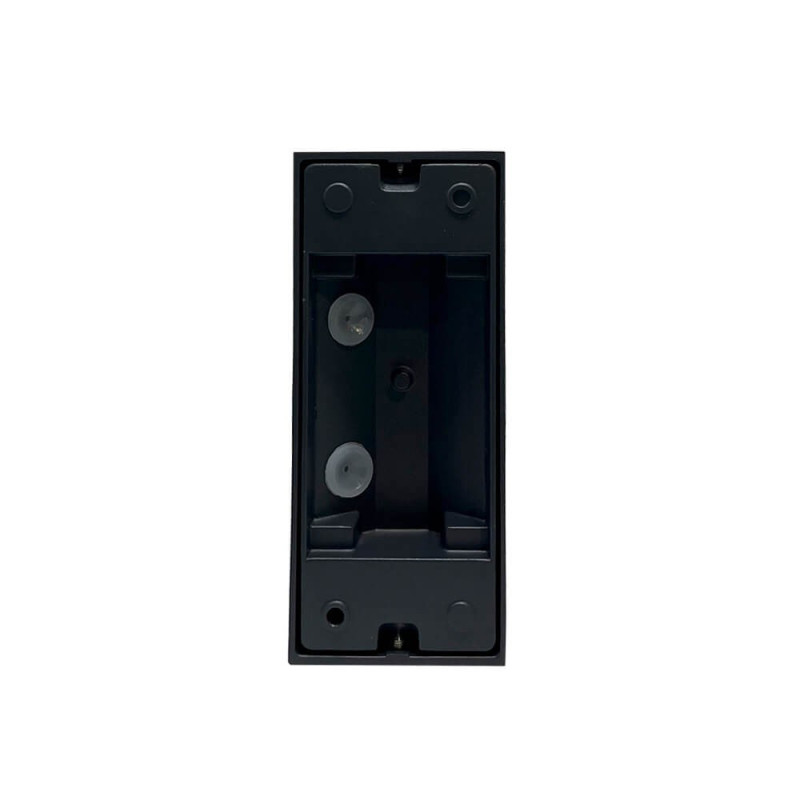 Aplique LED exterior negro para GU10 • Ledytec