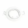 Aro Redondo Blanco Orientable para dicroica LED GU10 MR16