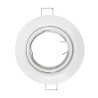 Aro Redondo Blanco Slim Orientable para dicroica LED GU10 MR16