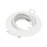 Aro Redondo Blanco Slim Orientable para dicroica LED GU10 MR16