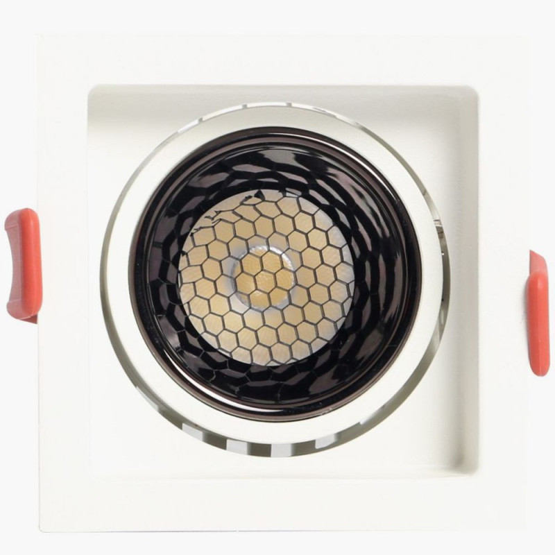 Empotrable LED CCT cuadrado blanco 5W-8W-12W Bridgelux UGR11
