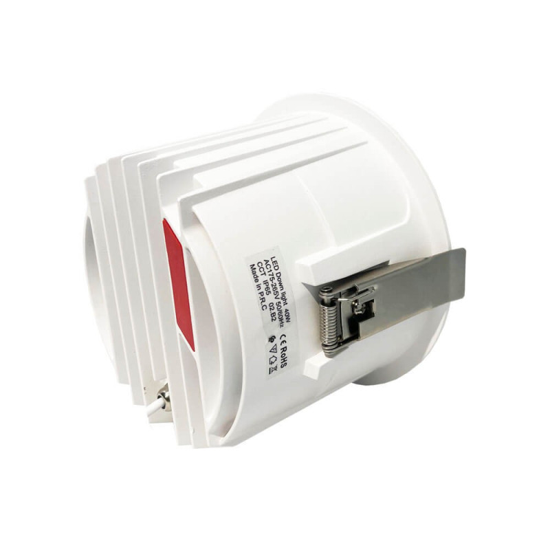 Downlight Empotrable LED 40W Driver Philips Color Seleccionable UGR13 IP65- 3 AÑOS DE GARANTIA