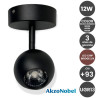Aplique LED 12W Negro Potencia y Color seleccionable Chip Bridgelux CRI+93 UGR13- 3 AÑOS DE GARANTIA