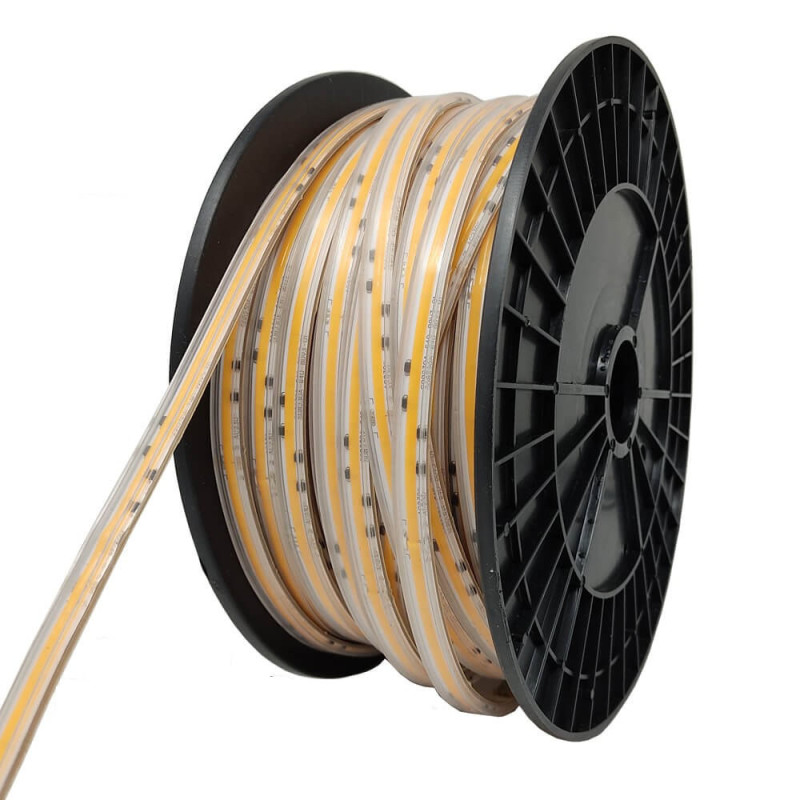 Tira LED COB 20W/M 220V 840 LED/m Rollo 50m 1600Lm  IP67- 3 AÑOS DE GARANTIA