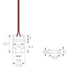Pack 10 Conector Transparente para tiras LED COB y SMD de 8 mm y 10mm IP20