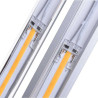 Pack 10 Conector Transparente para tiras LED COB y SMD de 8 mm y 10mm IP20