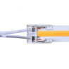 Pack 10 Conector Transparente para tiras LED COB y SMD de 8 mm y 10mm IP20