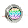 Lámpara LED RGB Sumergible 18W 12V IP68 Acero Inoxidable 316