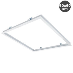 Marco para empotrar Panel LED de 60x60 cm color Blanco