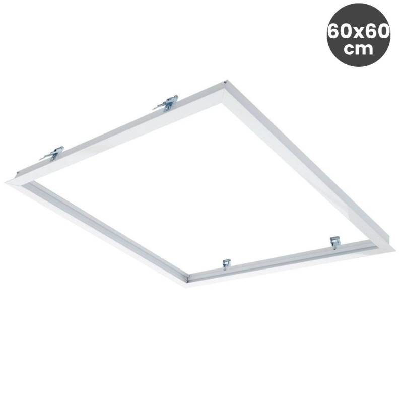 Marco para empotrar Panel LED de 60x60 cm color Blanco