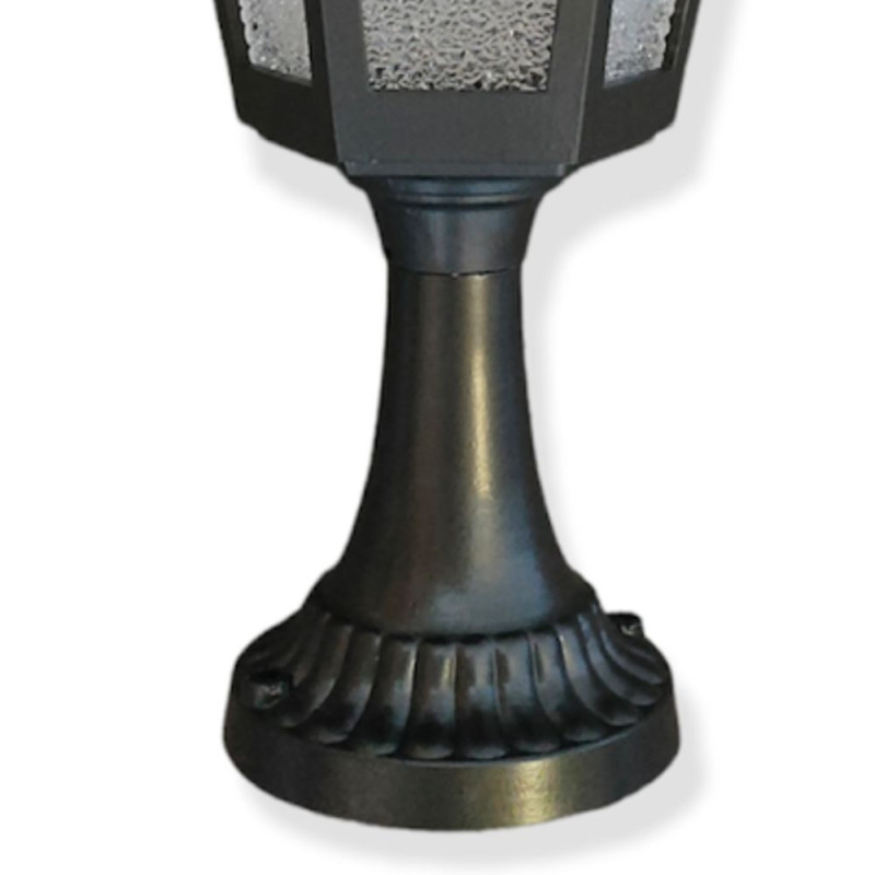 Farol aluminio sobre muro para Lámpara LED E27