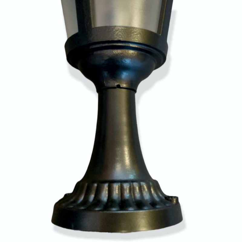 Farol aluminio sobre muro para Lámpara LED E27