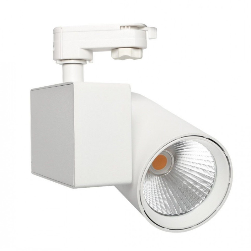 Foco LED 40W Driver PHILIPS Chip Bridgelux Blanco para Carril Monofásico