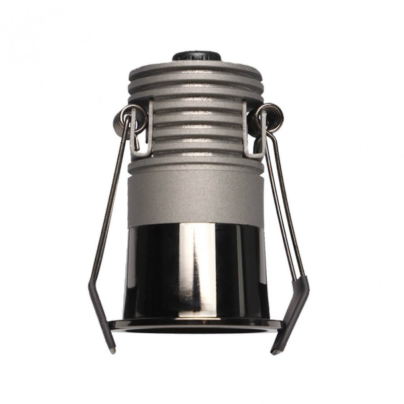 Empotrable LED 6W Negro Bridgelux  40° UGR11 130Lm/W. 3 años garantia