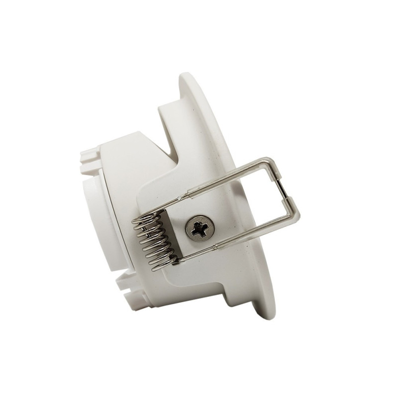 Aro Redondo Orientable Blanco para dicroica LED GU10 MR16 Aluminio