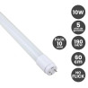 Pack 10 Tubo LED 10W Cristal 60cm 190LM/W ALTA LUMINOSIDAD No FLICK 5 Años de garantía