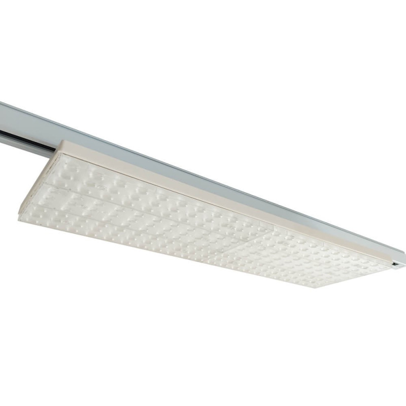 Foco LED Potencia Seleccionable desde 40w a 75w  Blanco Carril TRIFÁSICO Chip Bridgelux 5 años de garantia