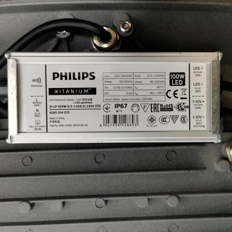 Farola LED 150W Driver Philips Programable SMD5050 240Lm/W- 5 Años de garantía