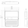 Foco Proyector Solar 100W LED OSRAM CHIP 190Lm/W