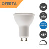 Dicroica LED SMD 6W  45º GU10 Regulable 24H