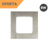 Placa LED Slim Cuadrada 8W Acero Inox