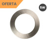 Placa LED Circular 5W  Acero Inox