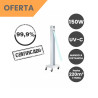 Torre de esterilización Luz Ultravioleta UV-C 150W. 220m2 en 1 hora.