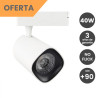 Foco LED 40W  Blanco para Carril Monofásico 24º- 3 Años de garantía