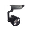 Foco LED 30W Negro para Carril Monofásico 35º Chip Bridgelux
