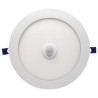 Placa LED Circular Color y Potencia seleccionable 24W - 22W- 20W -18W Osram Chip con Detector de Movimiento