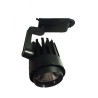 Foco LED 30W Negro para Carril Monofásico 35º Chip Bridgelux